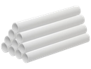 Caño Tubo PVC Saint Reforz - 110mm x 3,2mm x 3m - Nicoll