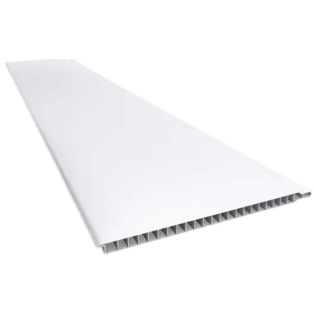 PVC Cielo Raso Blanco Liso Junta Seca - Plasbil 7mm x 20cm x 6m