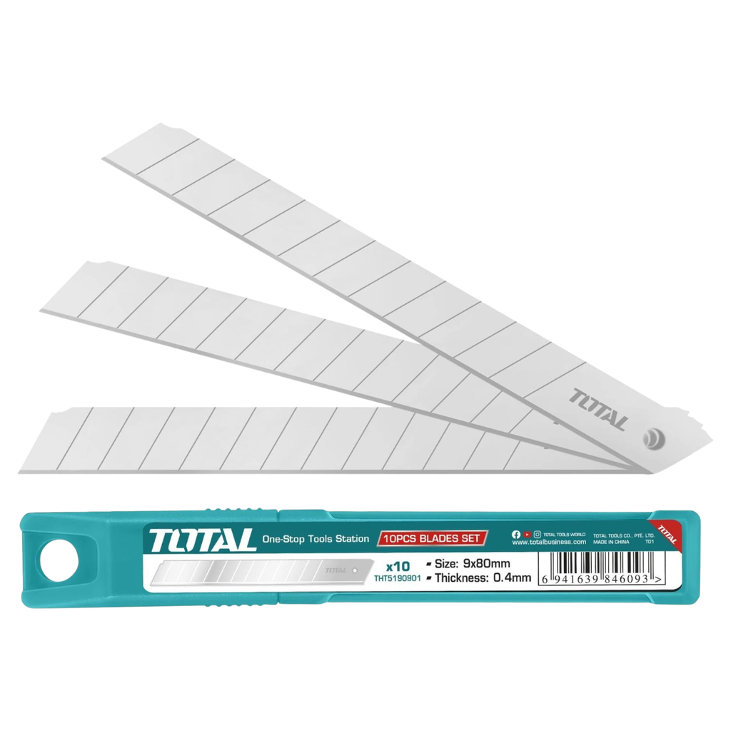 Hoja de Trincheta Set 10 UN Repuesto 9 x 80mm