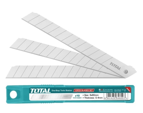 Hoja de Trincheta Set 10 UN Repuesto 9 x 80mm