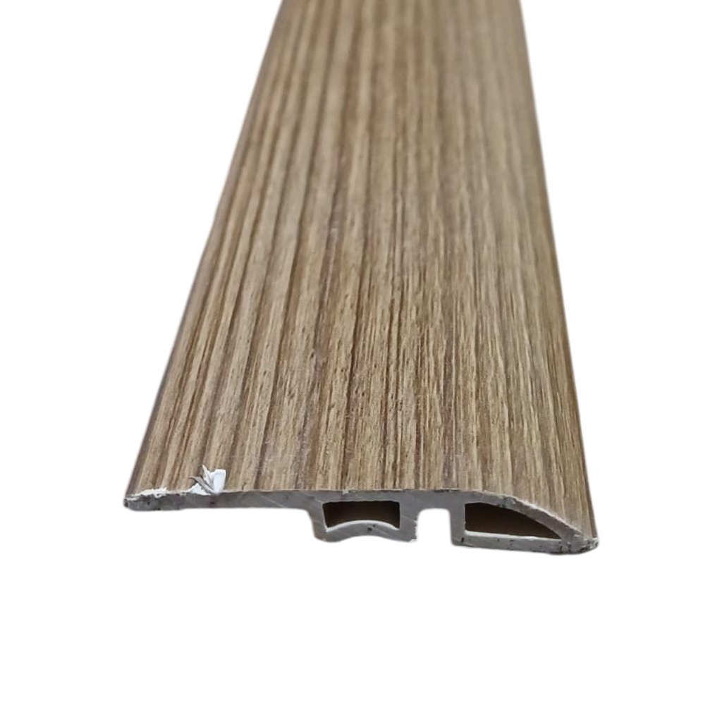 Junta Reducción PVC Símil Madera Tipo T x 2.4m - YM 6045-1