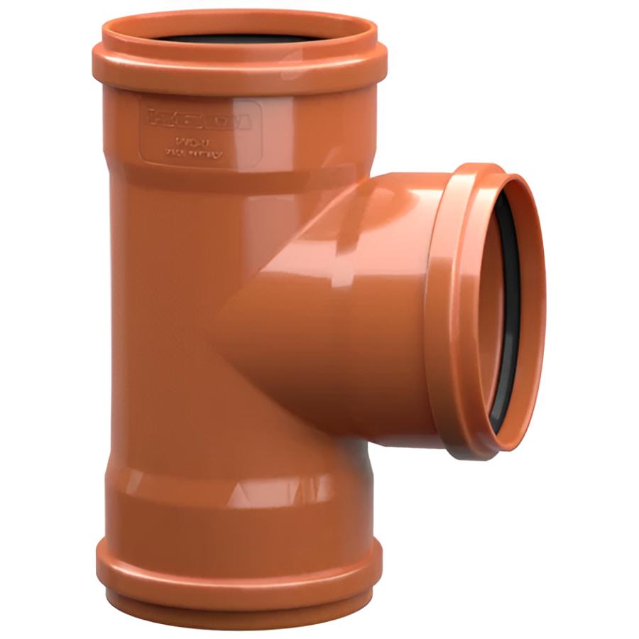 Ramal T - PVC REDI 110mm 90º - HH - Nicoll
