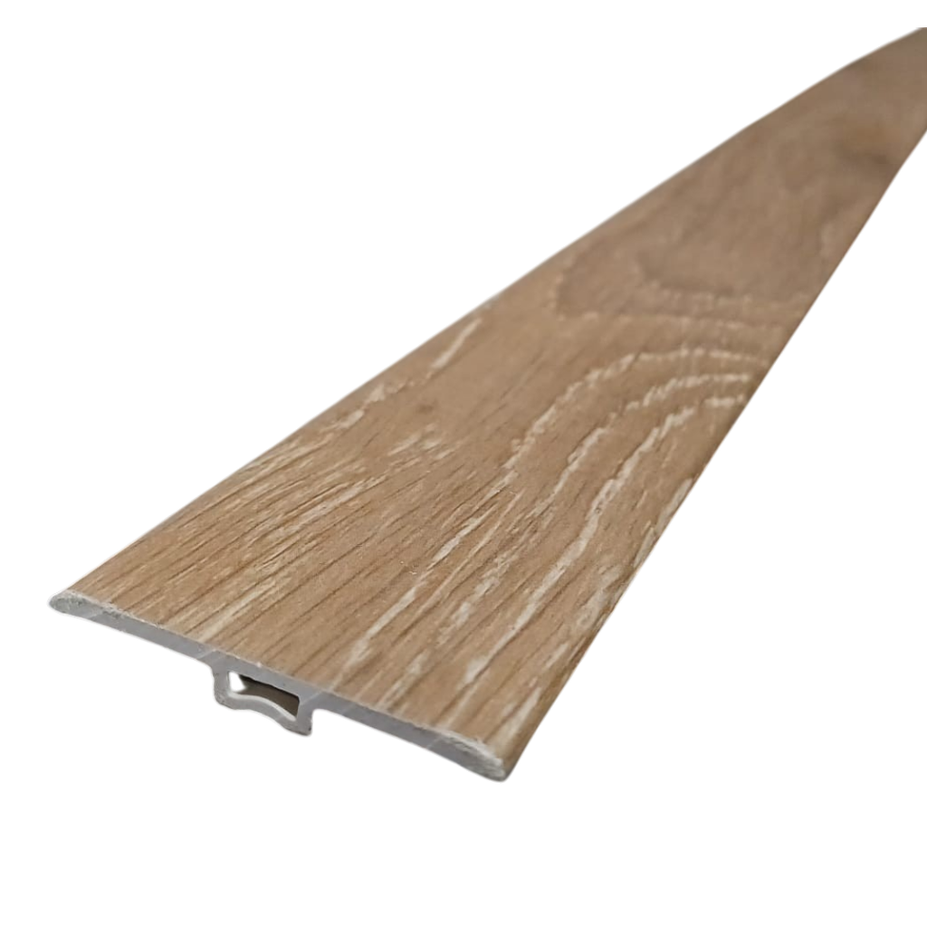 Junta Dilatación PVC Símil Madera Tipo T x 2.4m - YM 6189-1