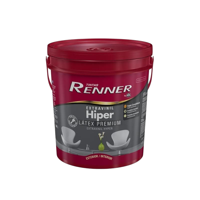 Pintura Extravinil Latex Hiper BASE Intensa 16 L 