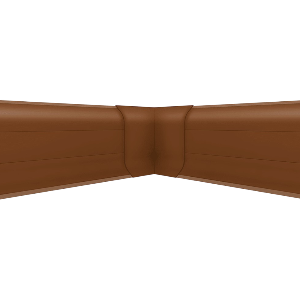 Canto Interno Zocalo PVC Plasbil Marron