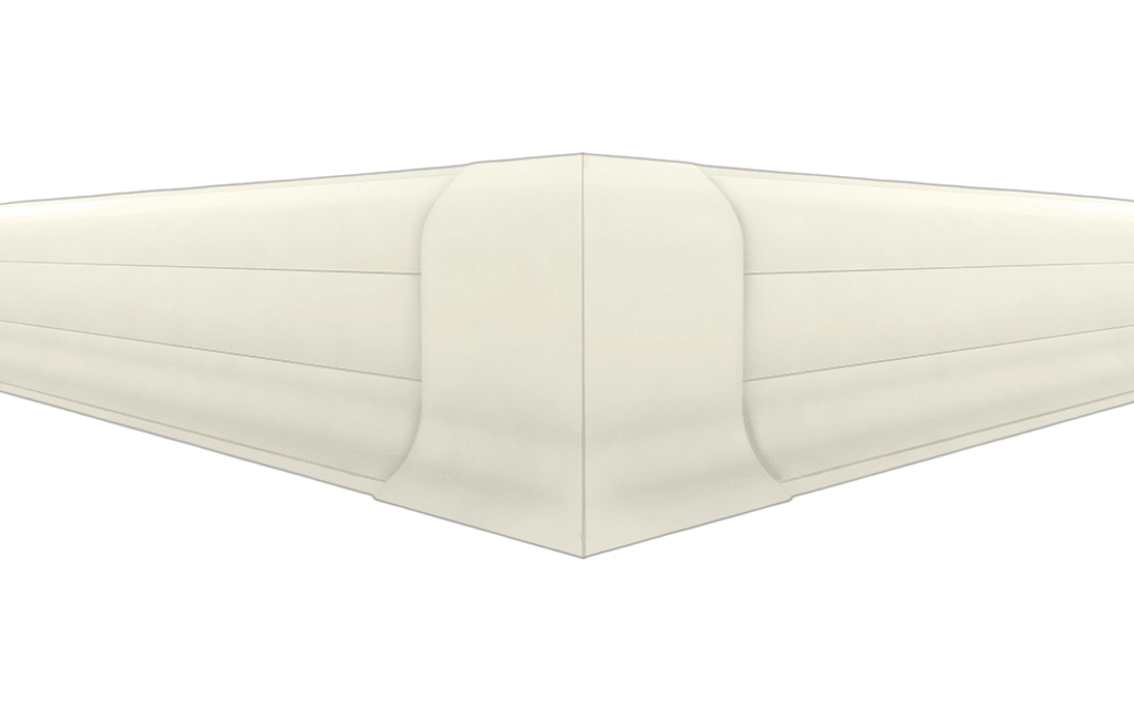 Canto Externo Zocalo PVC Plasbil Hielo