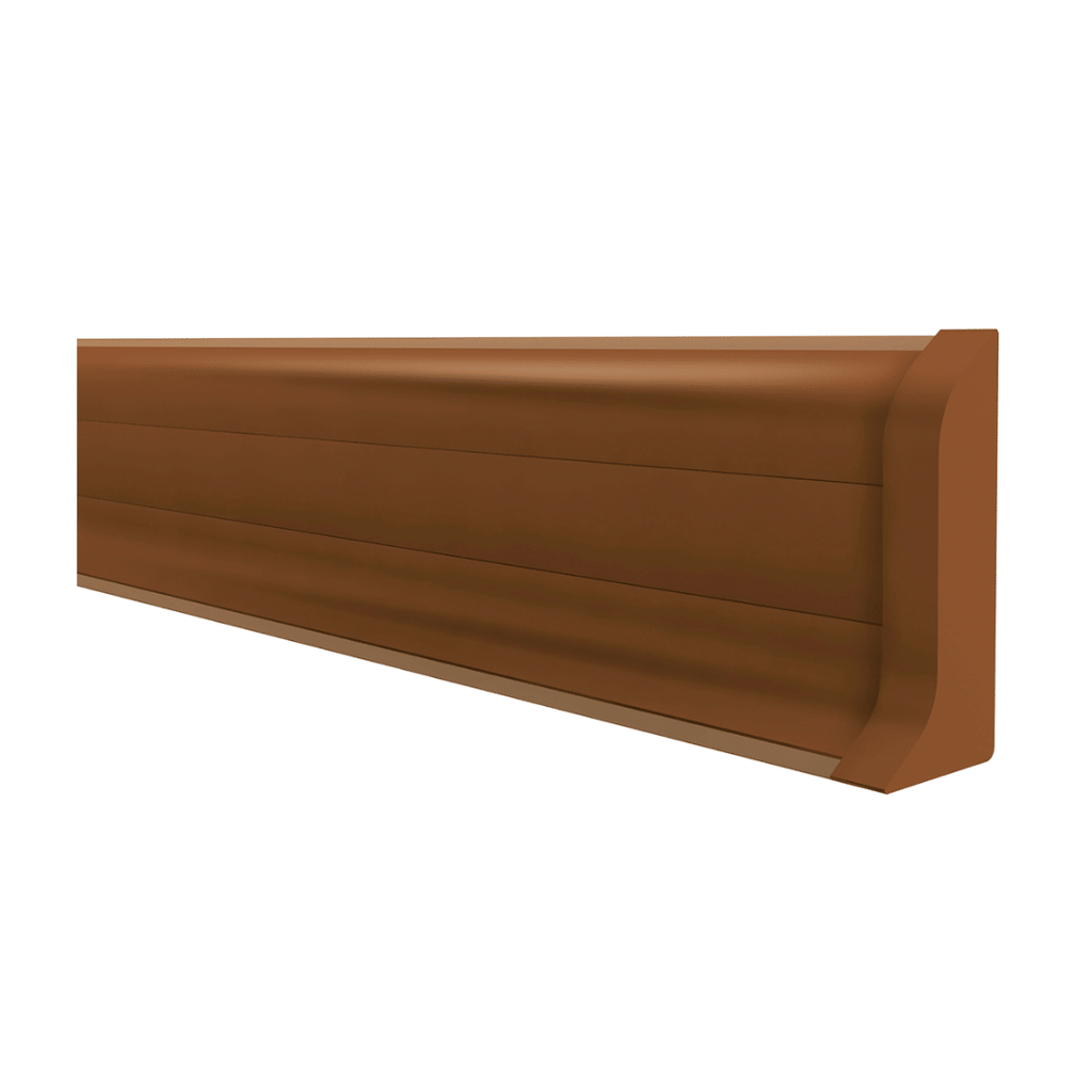 Canto Externo Zocalo PVC Plasbil Marrón