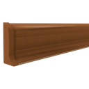 Terminal Izquierdo Zocalo PVC Plasbil Marron