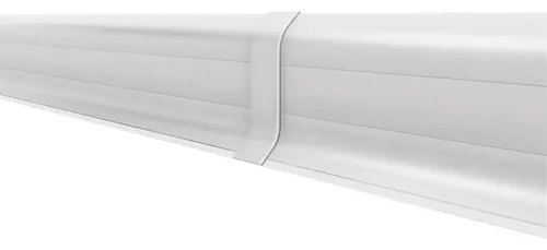 Zócalo PVC Plasbil Premium Hielo 70mm x 10mm x 2.4m