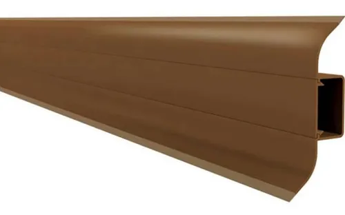 Zócalo PVC Plasbil Premium Marron 70mm x 10mm x 2.4m