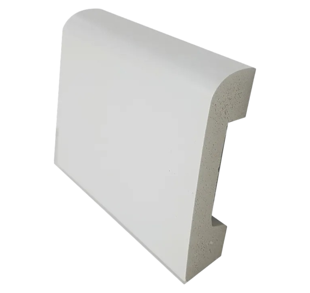 Zocalo EPS 15mm x 80mm x 2,40m Pecho Paloma W12-Blanco