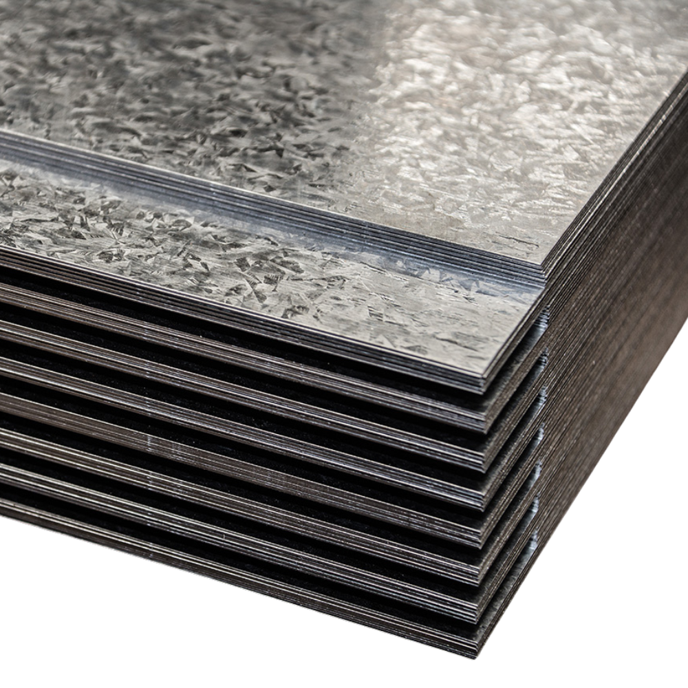 Chapa Lisa Galvanizada 1.22m x 2.44m x Cal 14/2mm - 45Kg