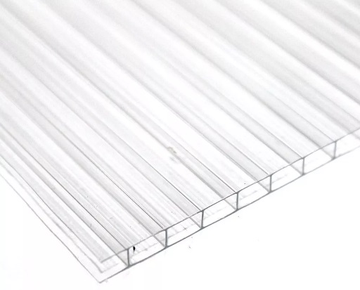 Policarbonato Alveolar 8mm Clear Media Placa (100801)