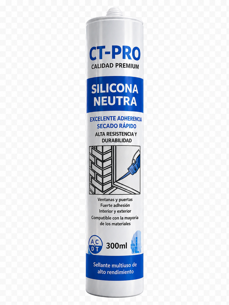 Silicona Neutra Transparente - 300ml Genérica 