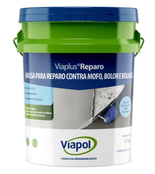 Masa Impermeabilizante Humedad Viaplus Reparo
