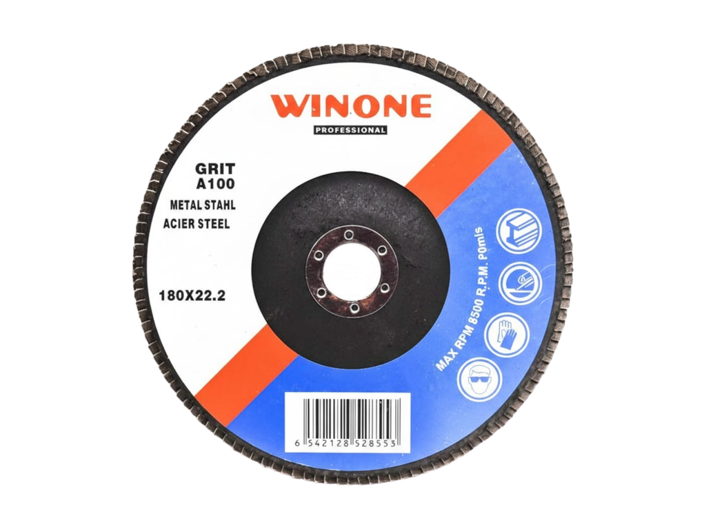 Disco de lija 4 1/2" madera grano 100