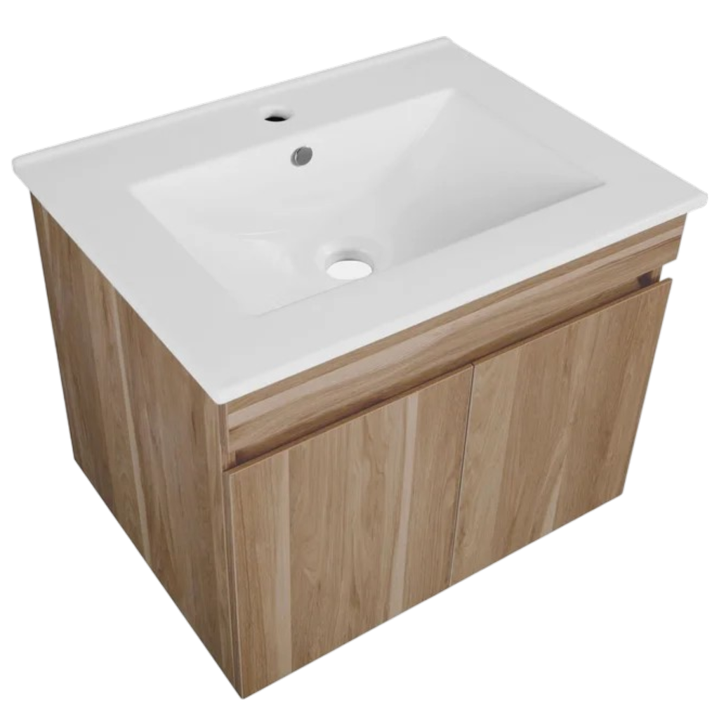Vanitory de colgar Amaretto 61.5 cm 1 agujero miel 8904685