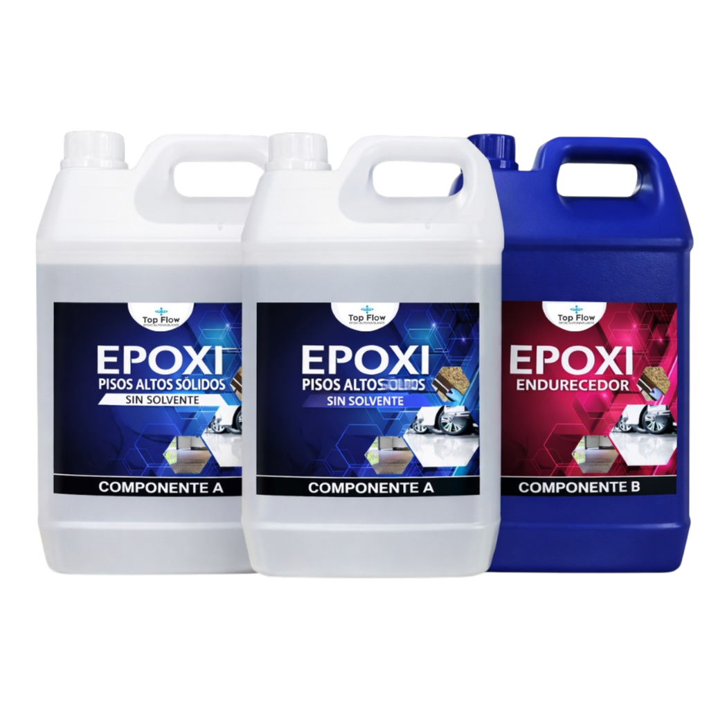 Sellador Epoxi Piso Autonivelante 100% Solidos 15Kg - 11L