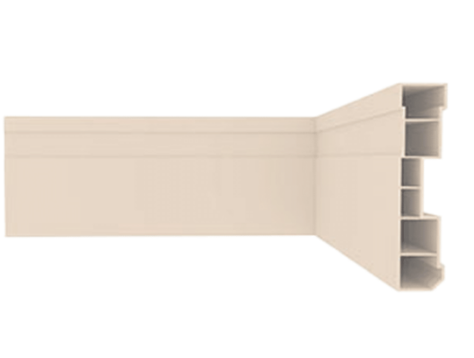 Zocalo Pvc  Nobre Beige 70mm x 2,4m