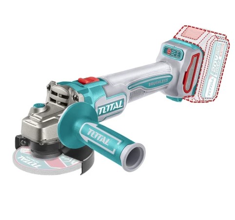 Amoladora inalambrica 4½" 20V 9000rpm IND motor BL S/Bat