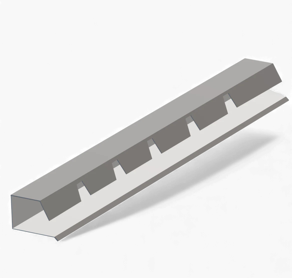 Gotero Superior Grecas IsoRoof 80mm x 3m Bromyros
