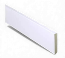 Zócalo de EPS Blanco Liso 15mm x 100mm x 2.4 mts