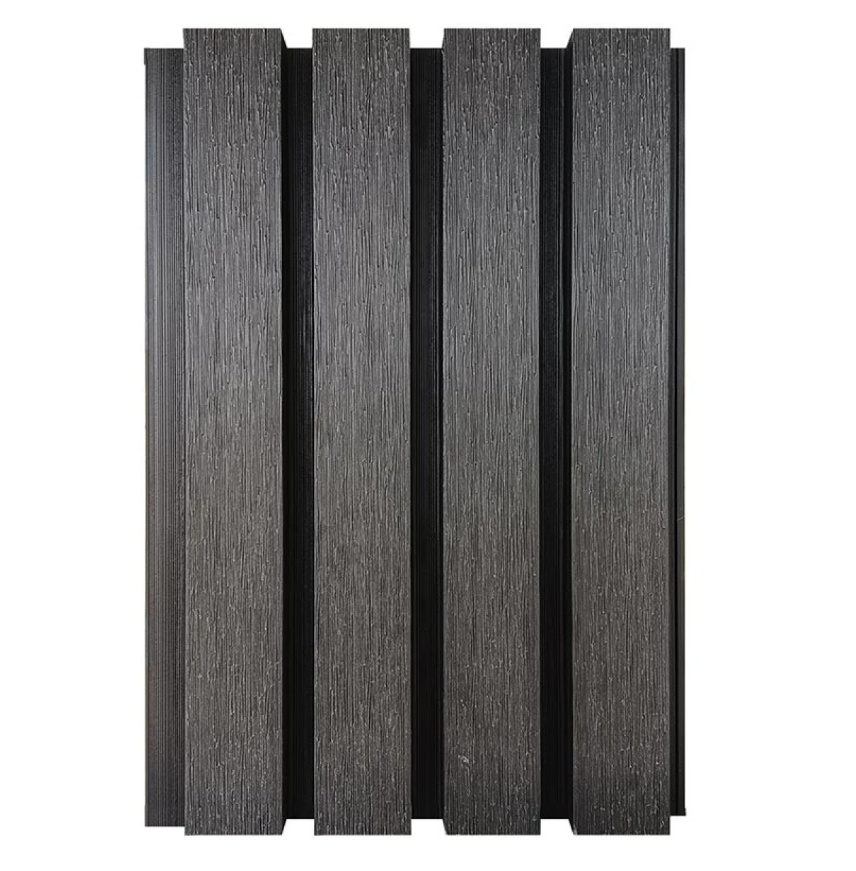 Revestimiento Wpc Exterior Negro - 25mm x 20cm x 2.9mts