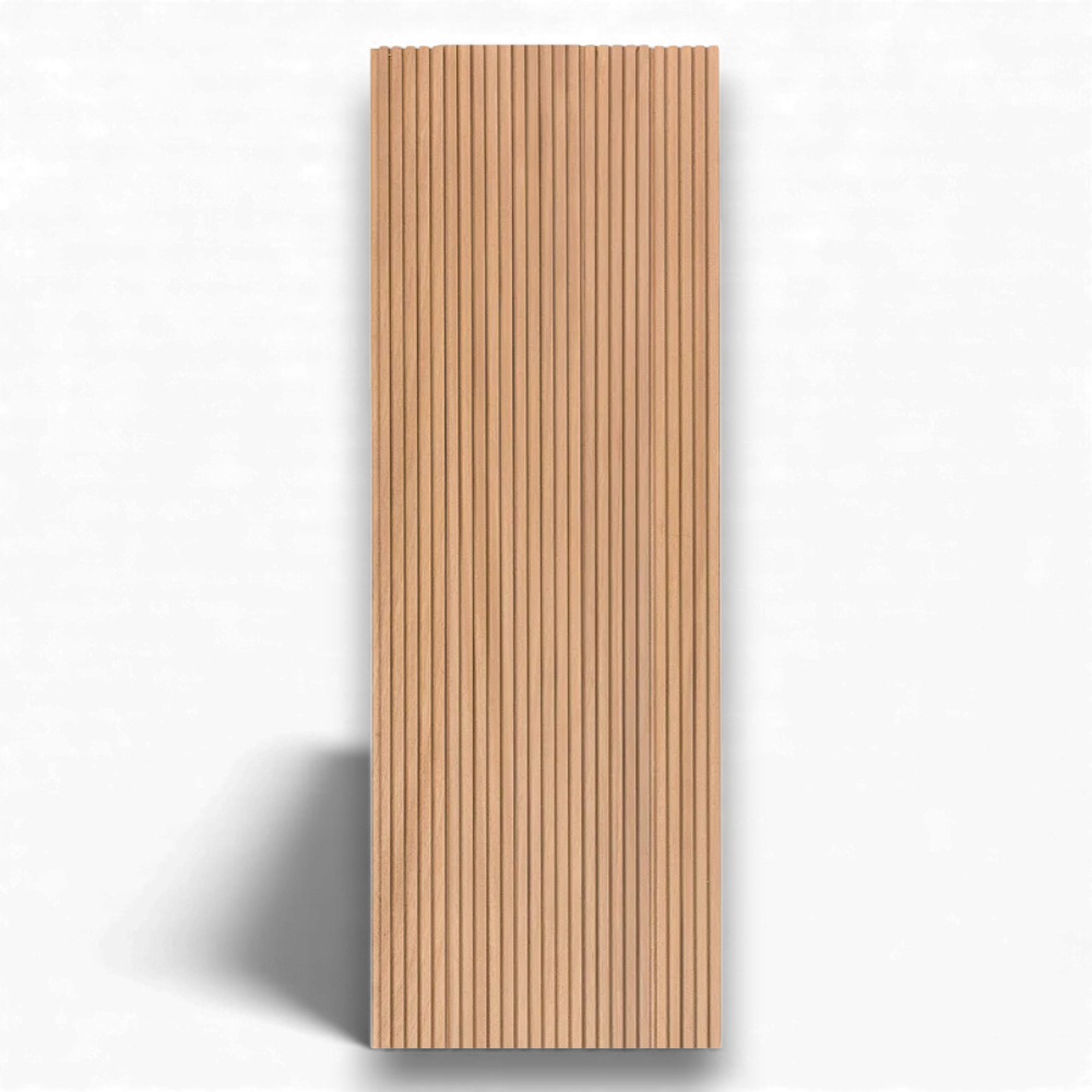 Revestimiento Simil Madera Roble Teak 12cm X 2.8mts x 18mm - Caja 1.36m2 (4 tablas)