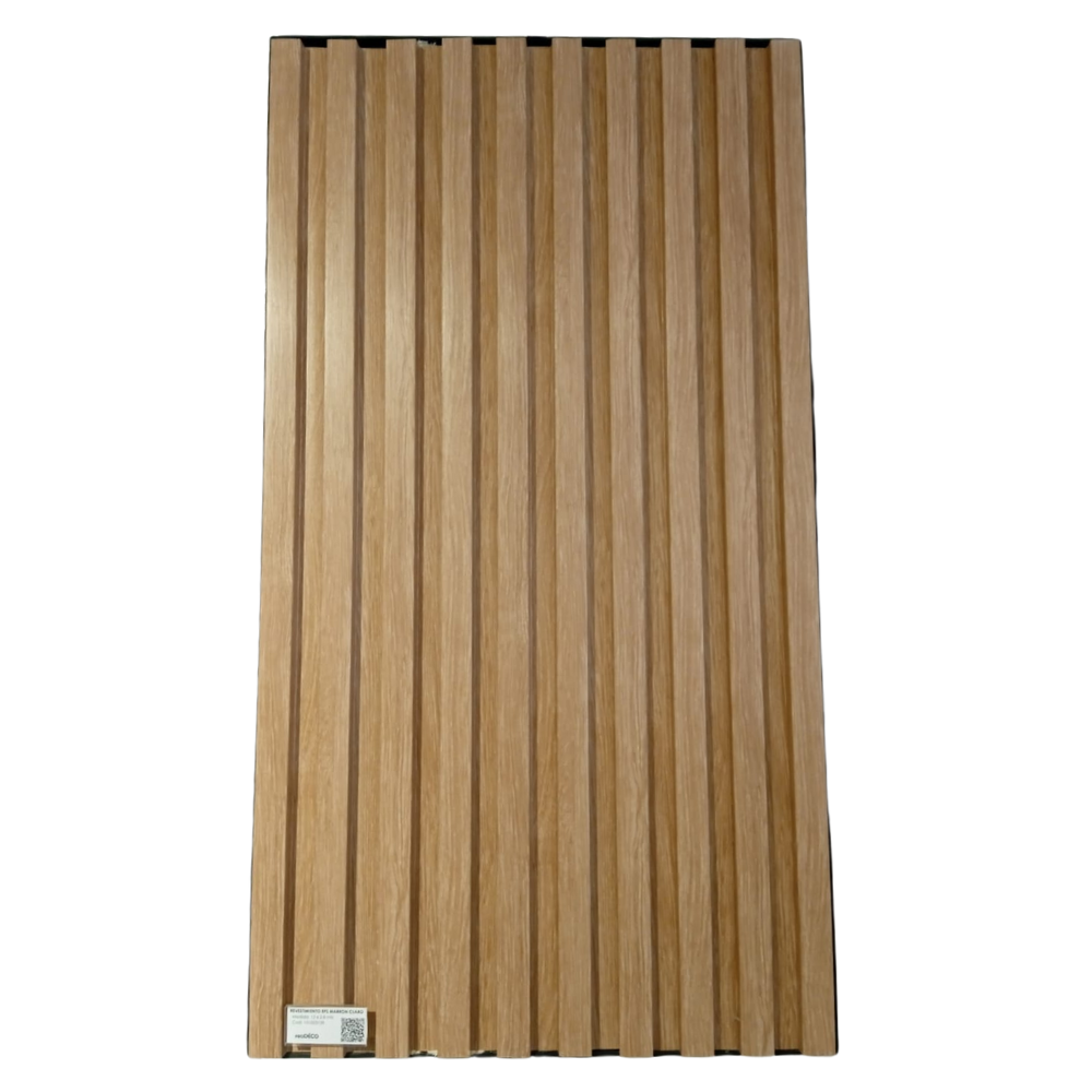 Revestimiento Simil Madera Marron Claro EPS - 20mm x 12cm x 2.8mts