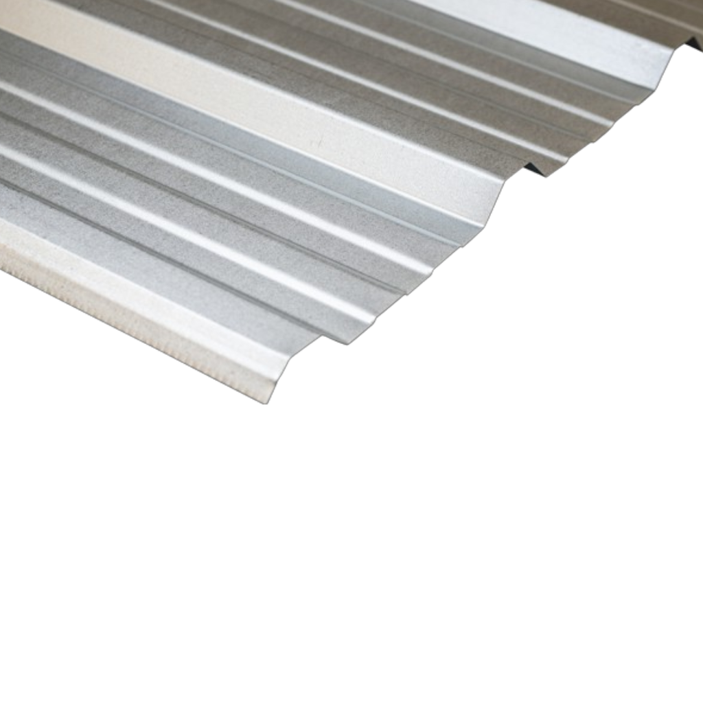 Chapa Aluminizada Techo - 0,5mm/Cal 24 x 95cm Trapezoidal Armco