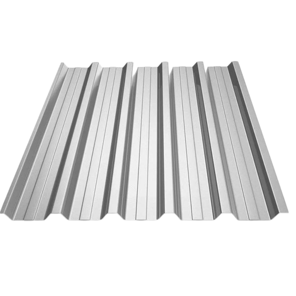 Chapa Aluminizada Techo - 0,5mm/Cal 24 x 95cm Trapezoidal Armco
