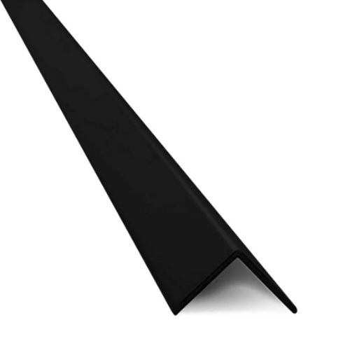 Angulo Aluminio Negro 25mm x 25mm x 1,50mm x 4,7m