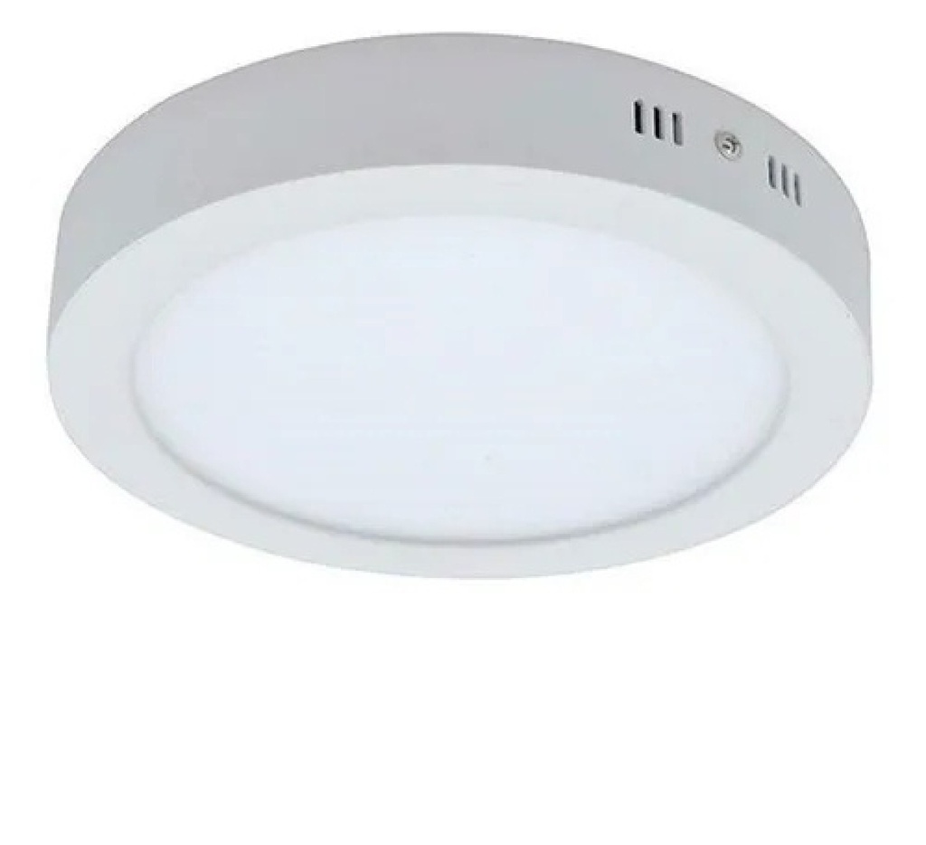 Plafon LED De Adosar Redondo 18W Frio Blanco 21cm CHIARO 