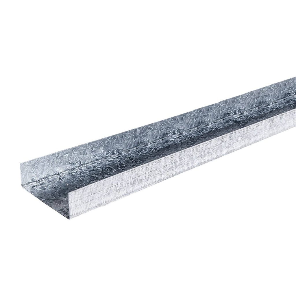 PGU Perfil Aluminio Tipo U 100 x 35 x 1.50mm x 6.8m Kg/ML 0.780 Blanco