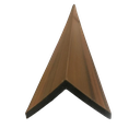 WPC Angulo Interior Madera 25mm x 25mm x 2.9m 