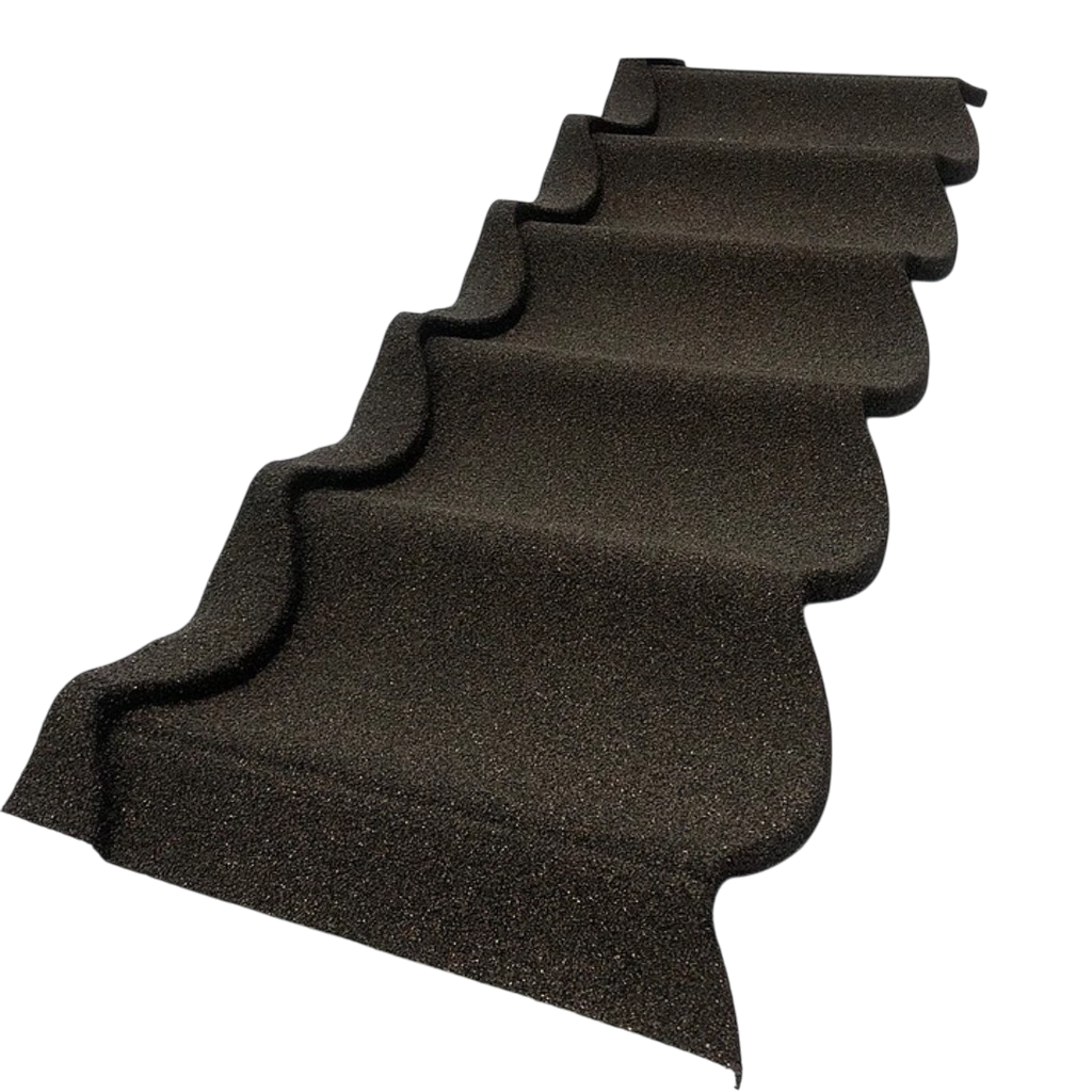 Teja Gravillada Classic Negro 1.36m x 42cm 