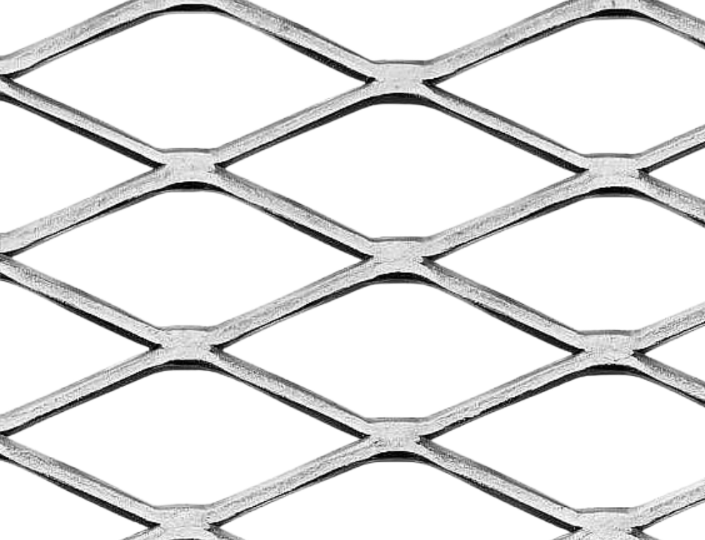 Metal Desplegado 1m x 1m x 3mm (50mmx24mm) 