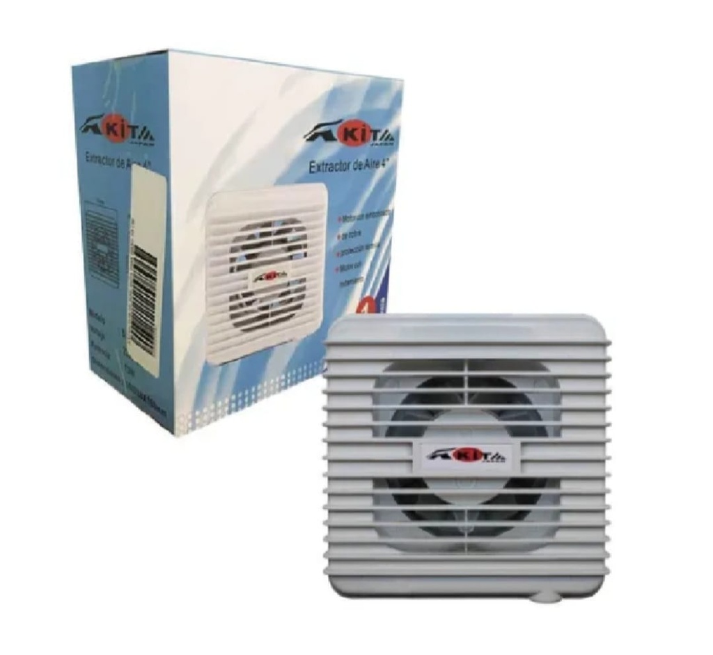 Extractor de Aire P/Baño Akita 10cm 16W (E90040) 