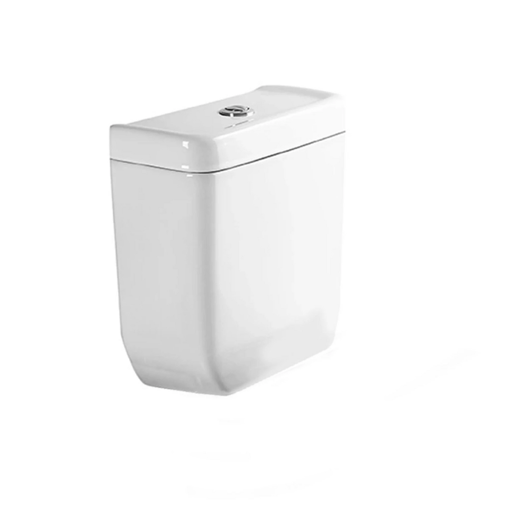 Cisterna Mochila Blanco Brillo Para Inodoro De Movilidad Reducida