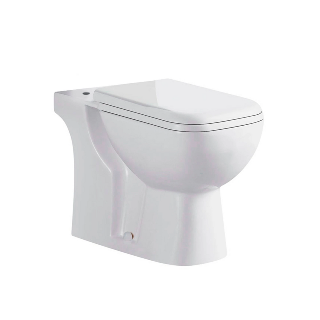 Inodoro Con Tapa Para Mochila Blanco Brillo De Porcelana Sanitaria +Tapa Malawi