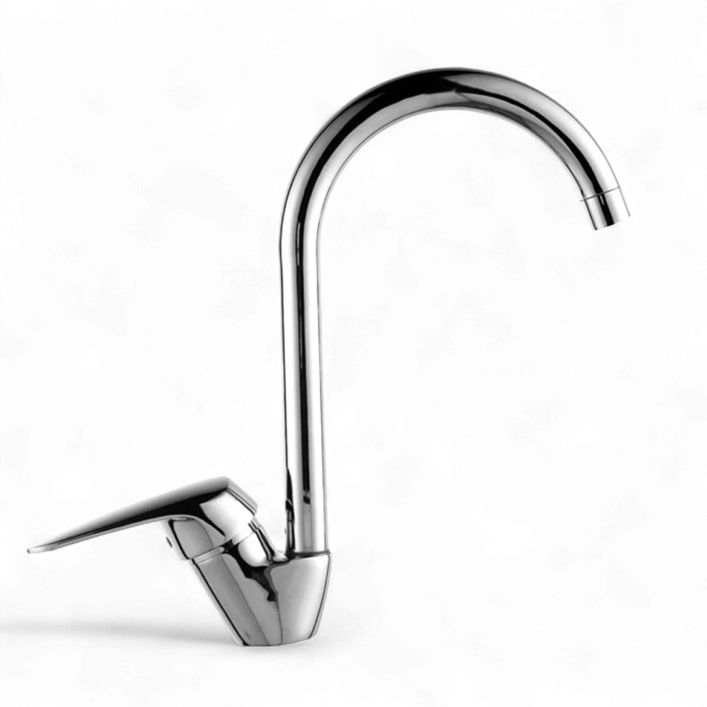 Griferia De Mesada Cocina Monocomando Cromo Arona Aqualia - KAI-9310D-2-COCINA