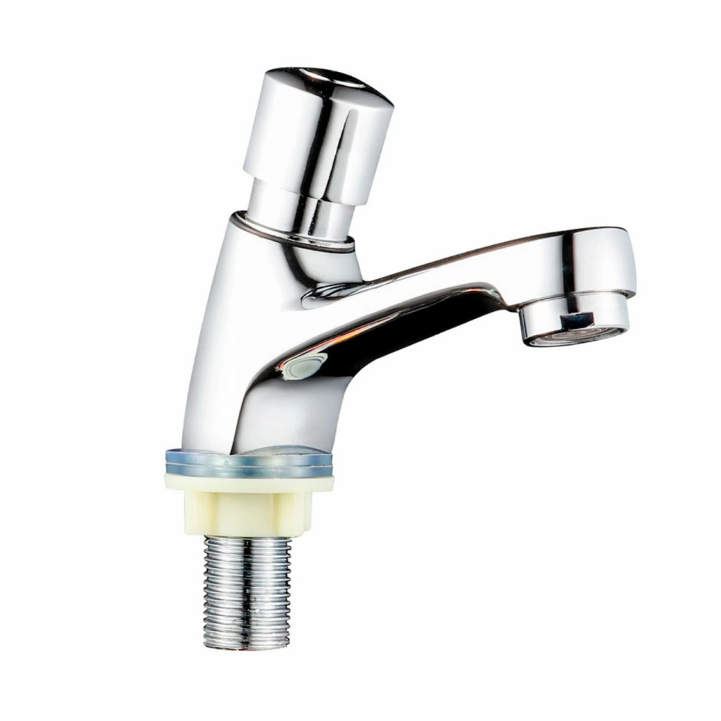 Lavatorio Pressmatic 22Mm Cromo Con Temporizador Aqualia Niza