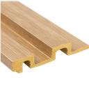 WPC EPS Interior Simil Madera Marrón Claro 20mm x 12cm x 2.8m