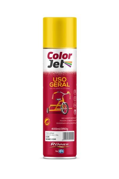 Spray Color Jet Uso General Amarillo 400ml 