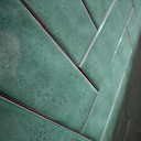 Revestimiento Cerámica Tipo Brick Brillo Aquarela-Esmeralda 7.5 x 25cm Pared