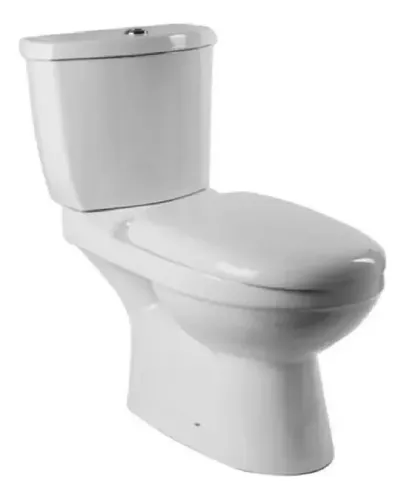 Inodoro Curvo Con Tapa De Cierre Lento Y Mochila Doble