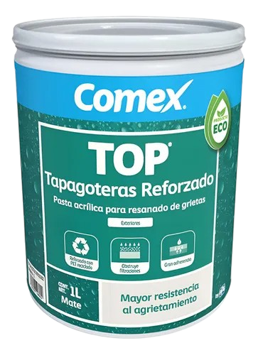 TOP Tapagoteras Reforzado Blanco 1L Comex 