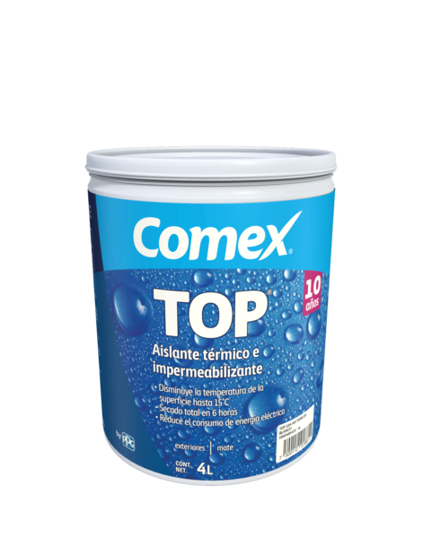 TOP 10A Aislante Térmico 4 Litros- Sec Rápido - Comex