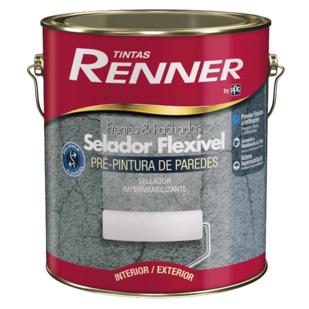 Pintura Sellador Flexible Frente y Fachadas 18L 