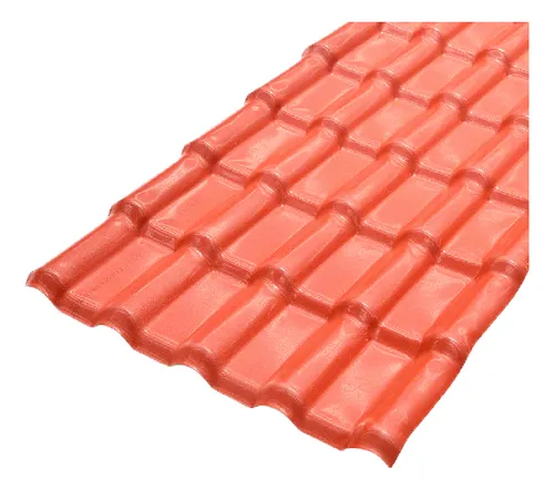 Chapa Techo PVC Teja Terracota PVC 3.5 x 1.05